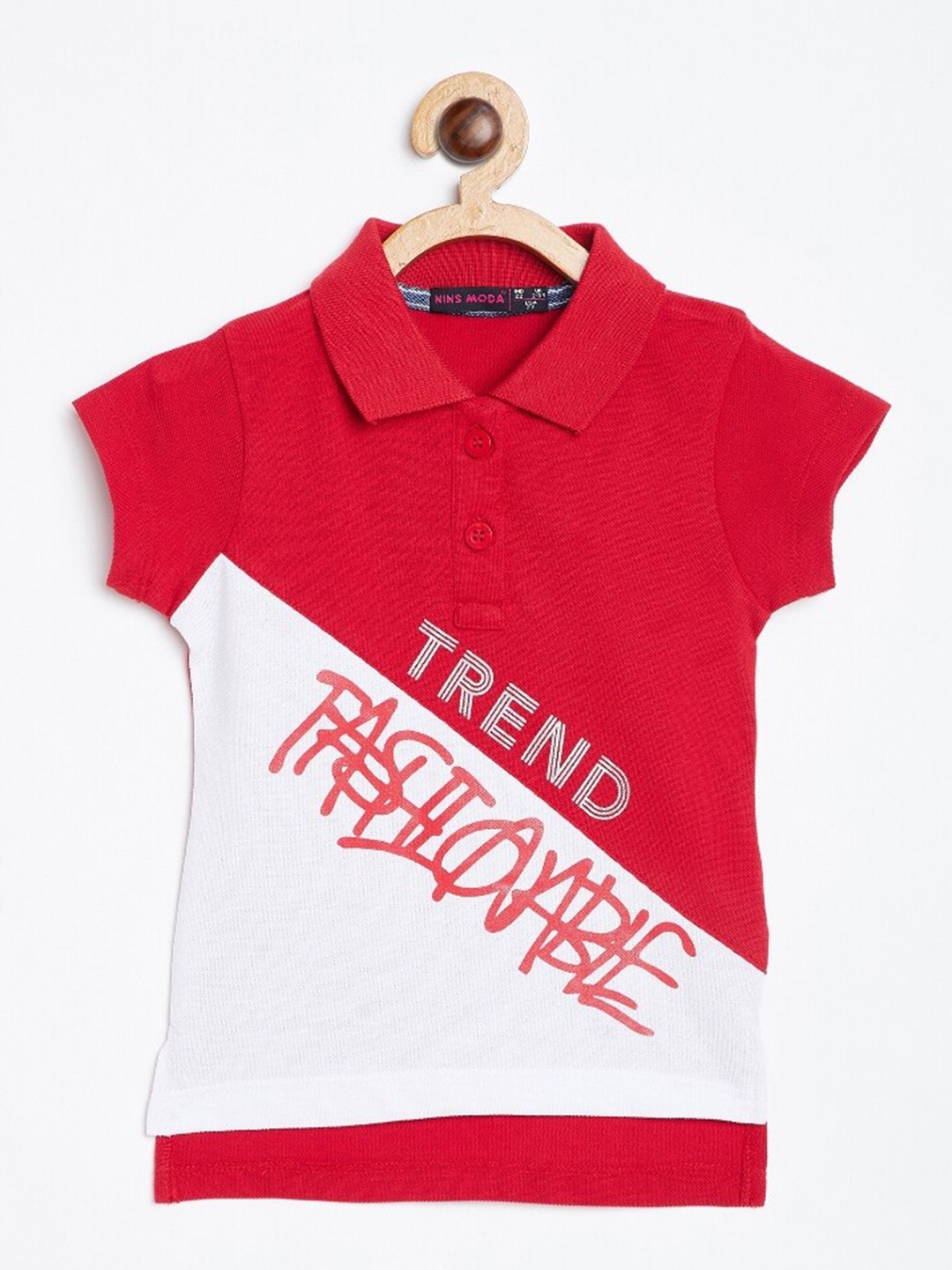 

Nins Moda Red Print Top