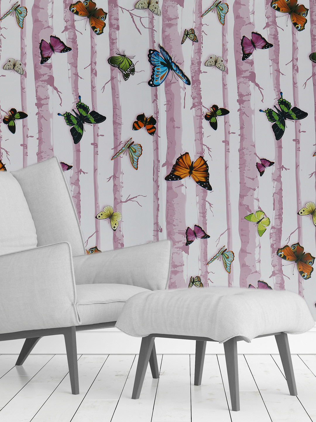 

Ispace Pack of 2 Multi-Coloured Birds and Animals Printed PVC Vinyl Wall Stickers