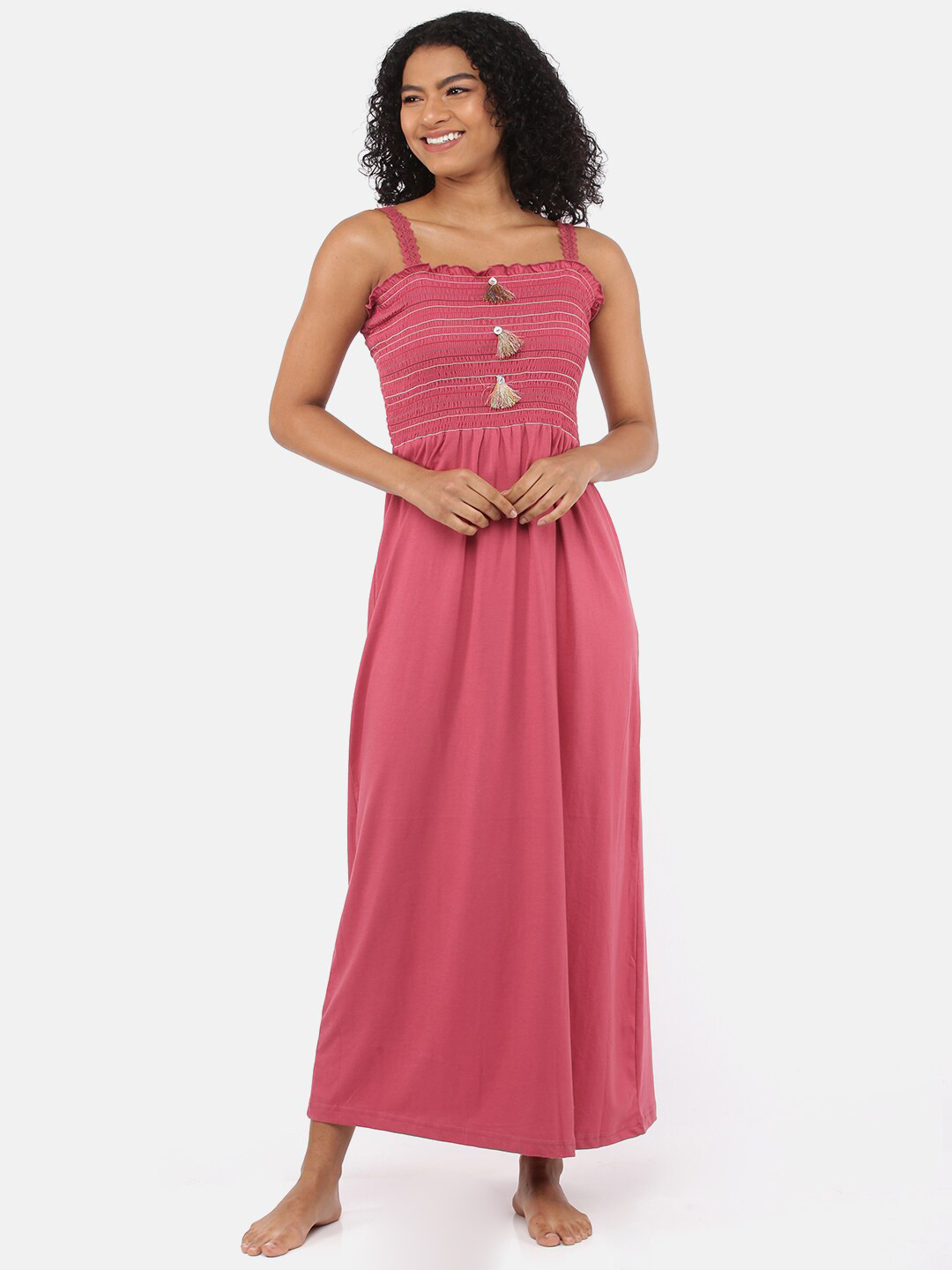 

9shines Label Pink Maxi Nightdress