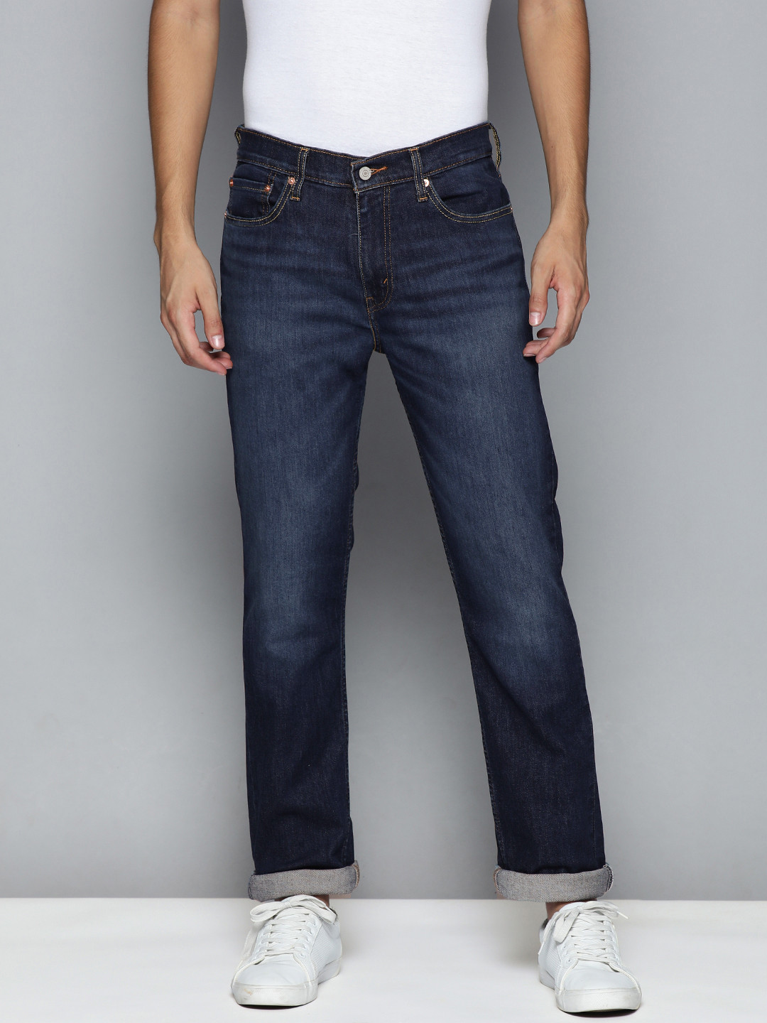 

Levis Men Blue Slim Fit Mid-Rise Light Fade Stretchable Jeans
