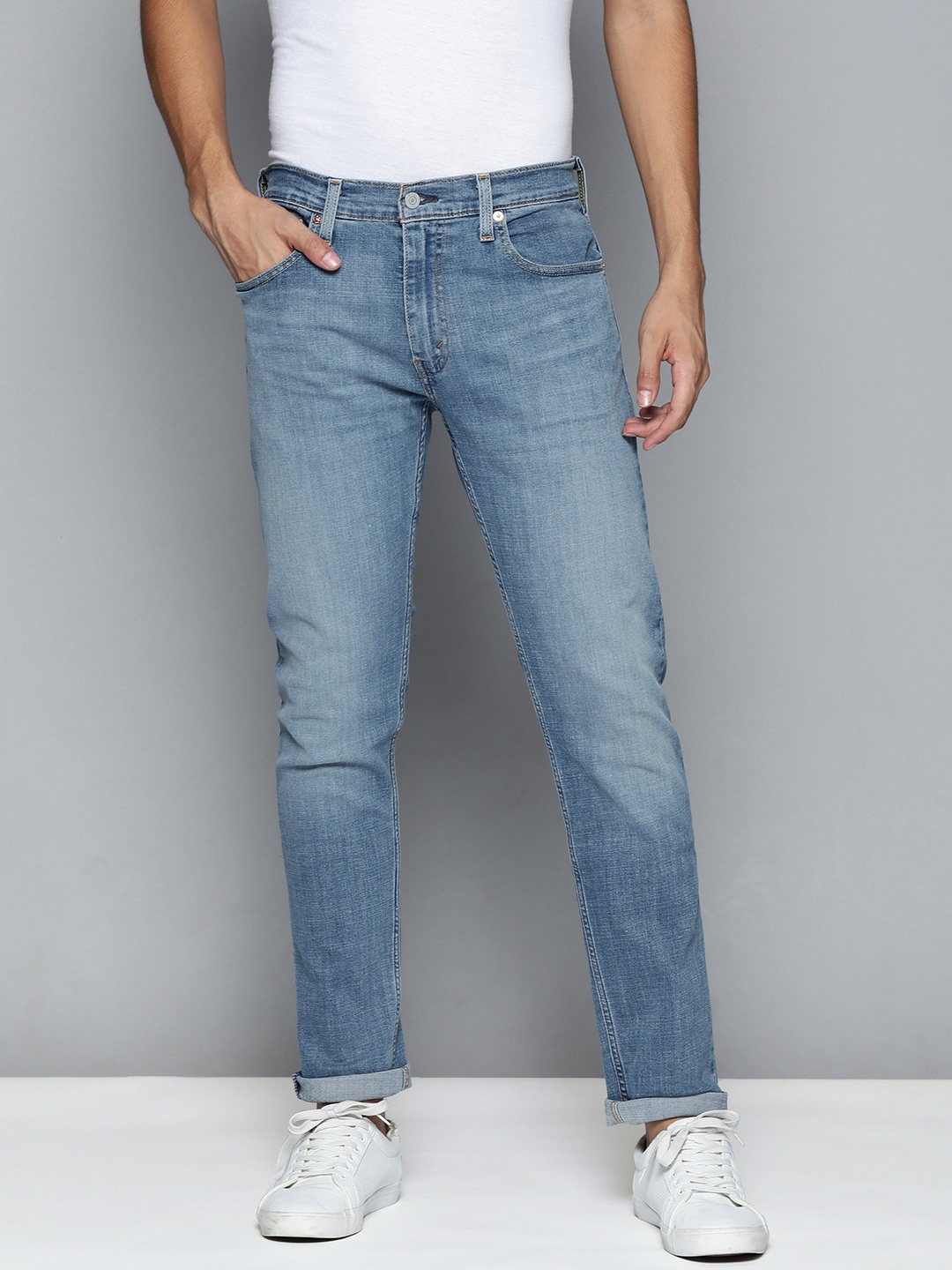 

Levis Men Blue Slim Fit Heavy Fade Stretchable Jeans