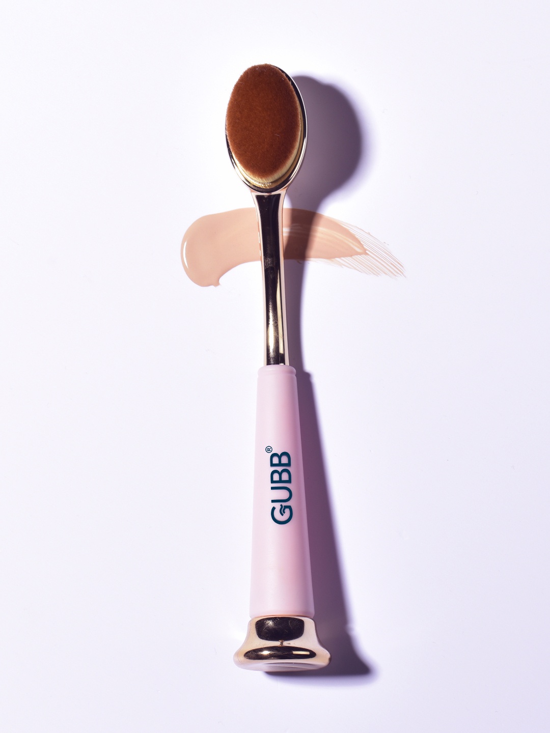 

GUBB Pink Multi Use Oval Makeup Foundation Smooth Brush