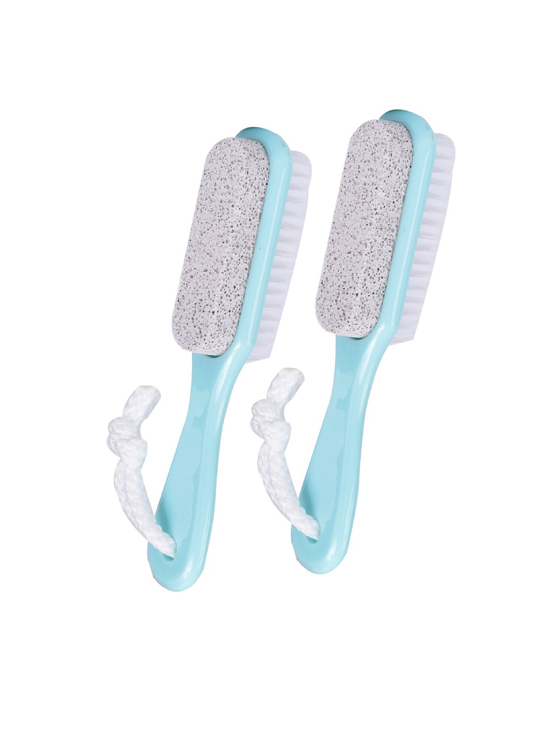 

GUBB Set of 2 2-In1 Foot Brush with Pumice Stone, Blue