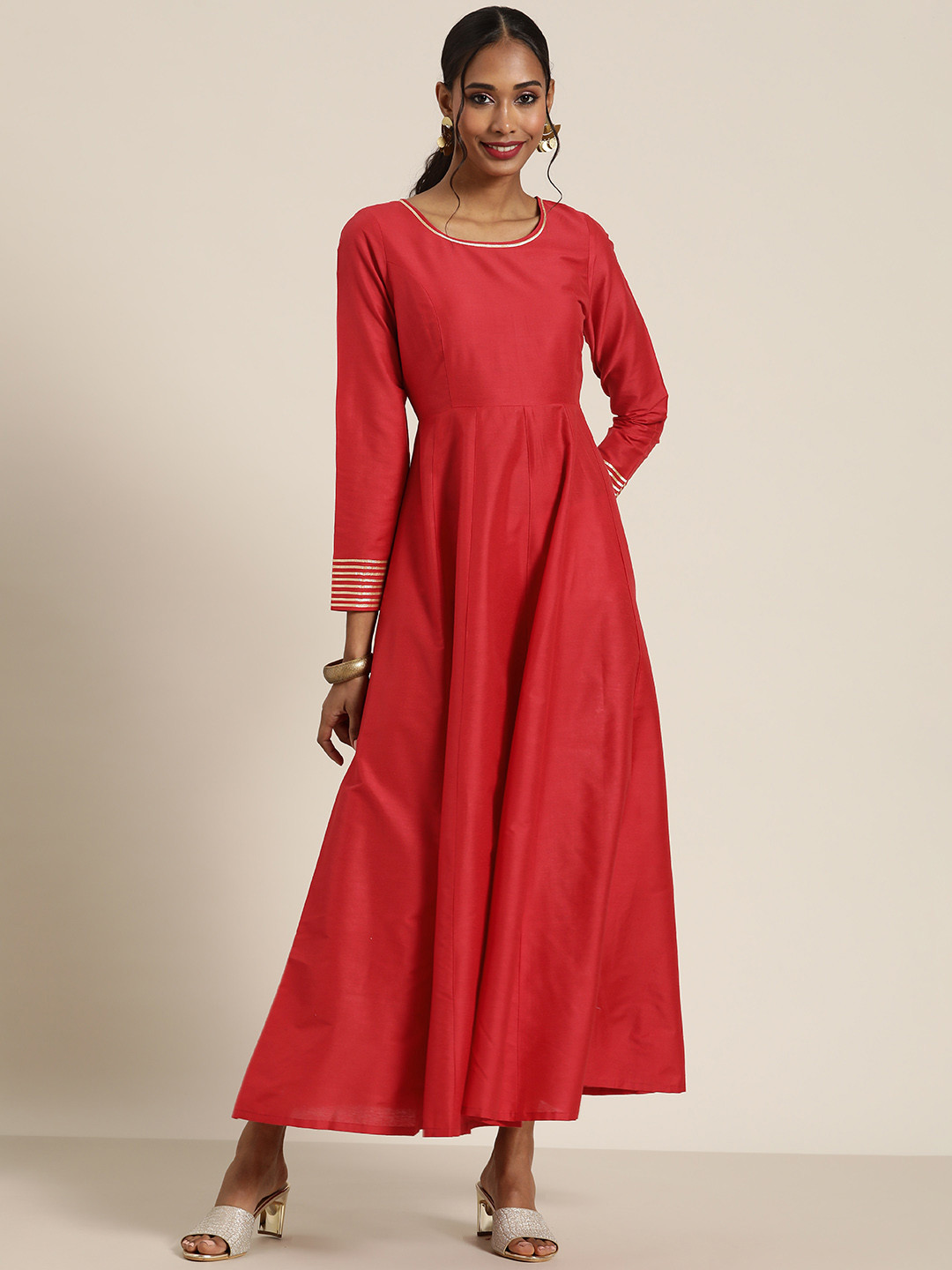 

Shae by SASSAFRAS Red Ethnic Maxi Dress