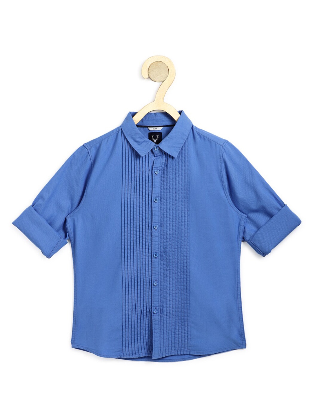 

Allen Solly Junior Boys Blue Slim Fit Casual Shirt