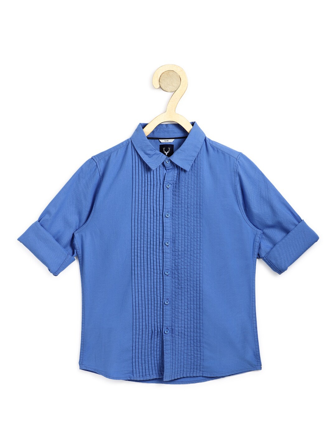 

Allen Solly Junior Boys Blue Slim Fit Casual Shirt