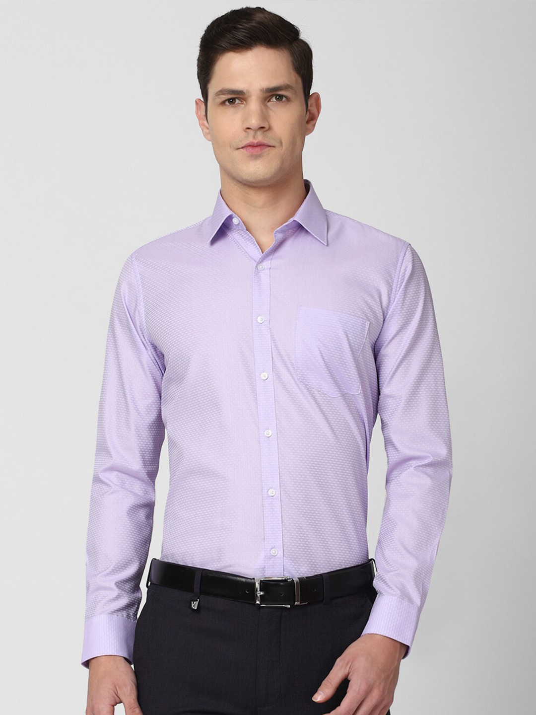 

Van Heusen Men Purple Slim Fit Formal Shirt