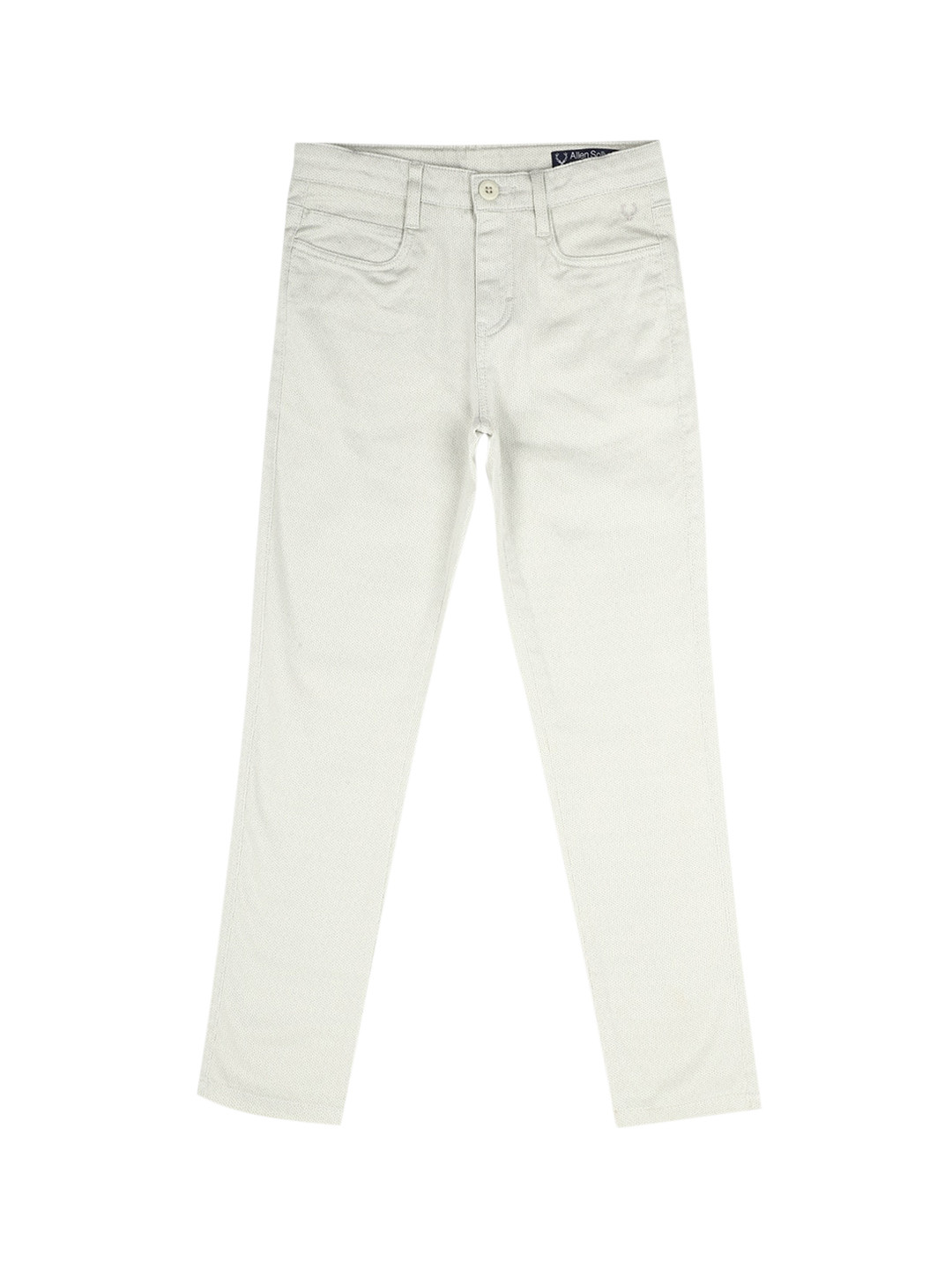 

Allen Solly Junior Boys Grey Slim Fit Trousers