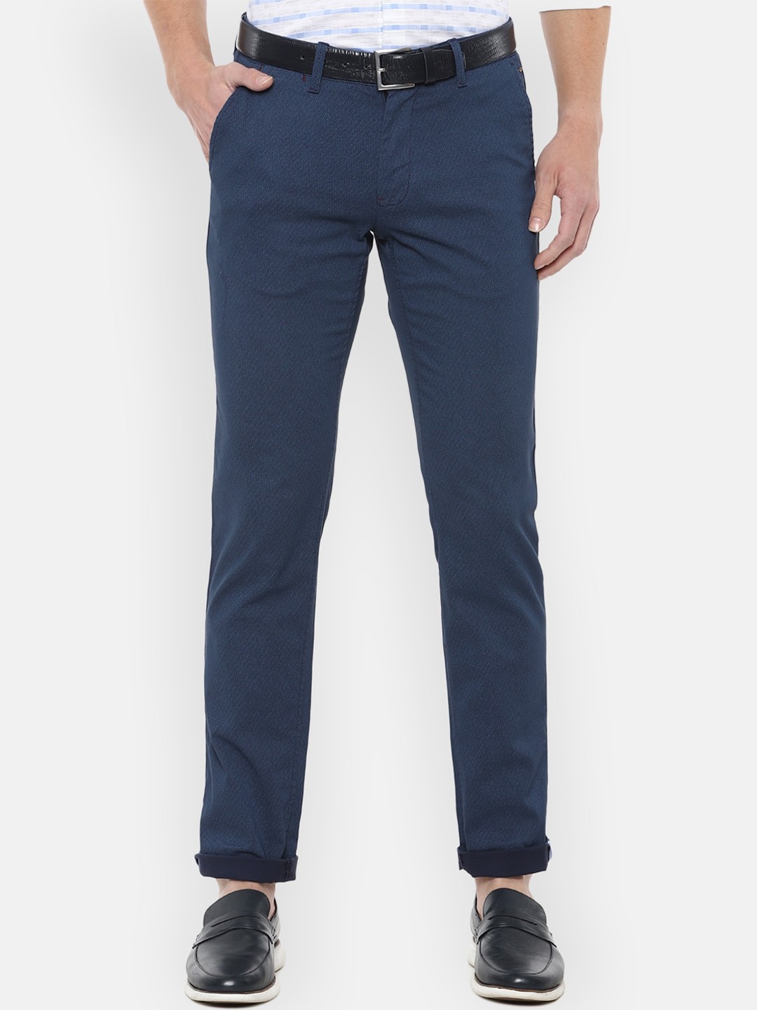 

Louis Philippe Sport Men Blue Slim Fit Trousers