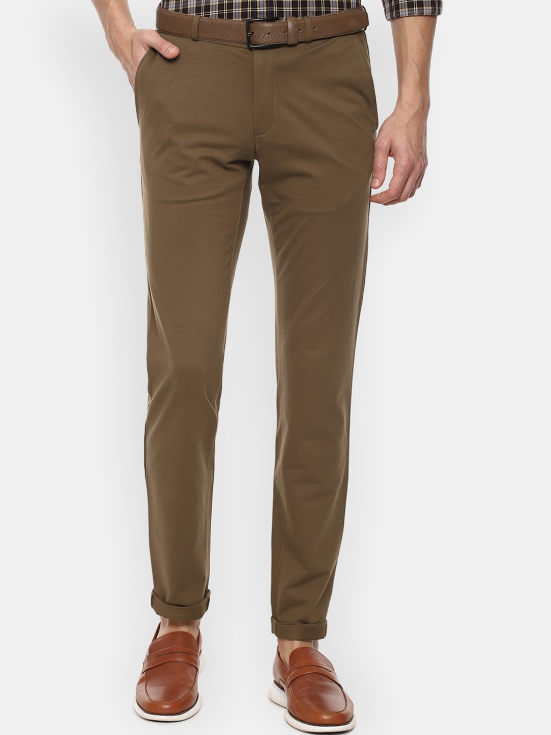 

Louis Philippe Sport Men Brown Slim Fit Chinos Trousers