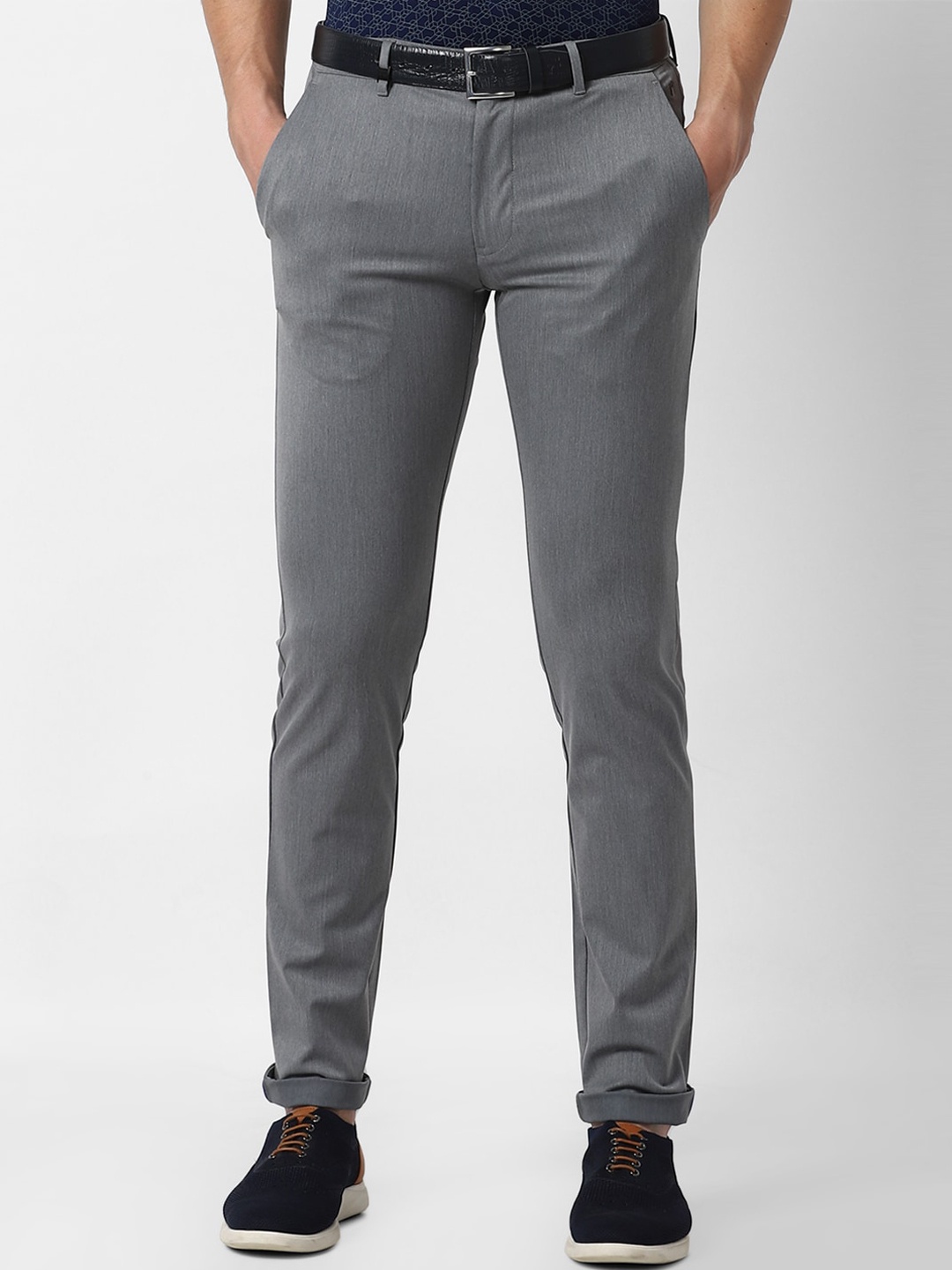 

Louis Philippe Sport Men Grey Slim Fit Trousers