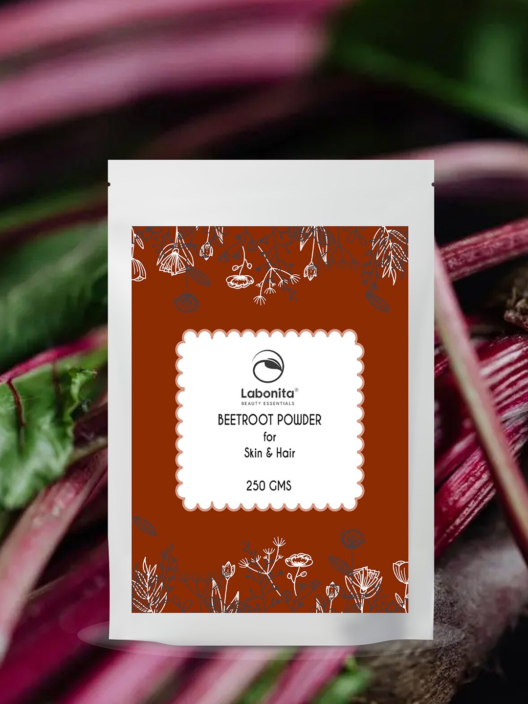 

Labonita 100% Natural Beetroot Skin & Hair Powder 250 g, Maroon