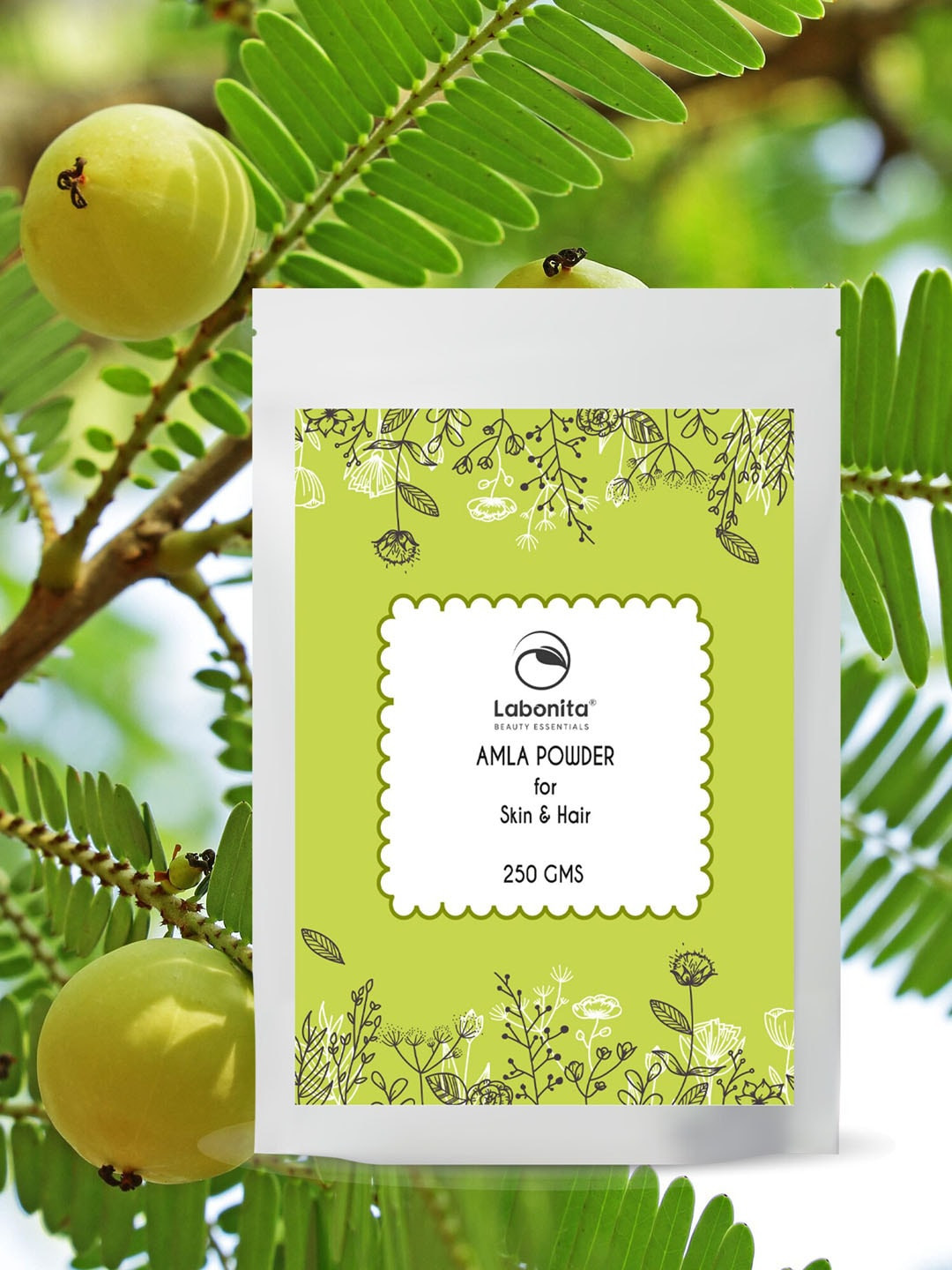 

Labonita 100% Natural Amla Skin & Hair Powder 250 g, Green