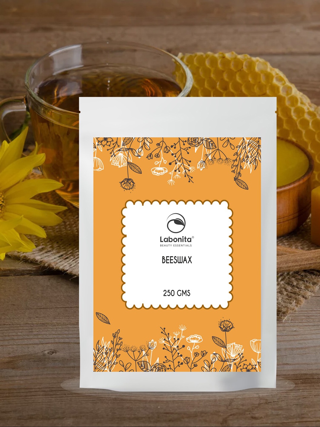 

Labonita 100% Natural Beeswax Powder 250 g, Orange