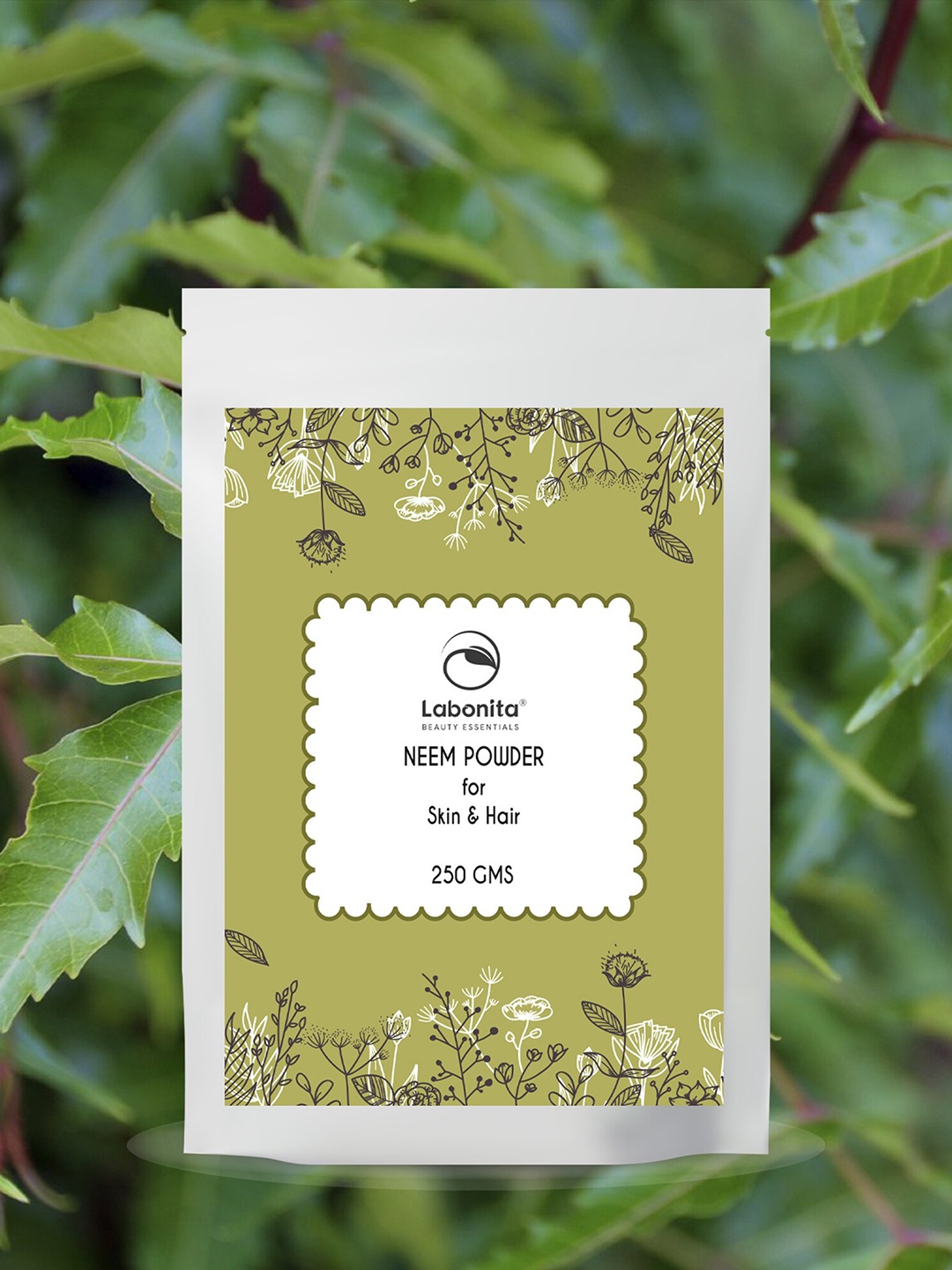 

Labonita 100% Natural Neem Leaves Skin & Hair Powder 250 g, Olive