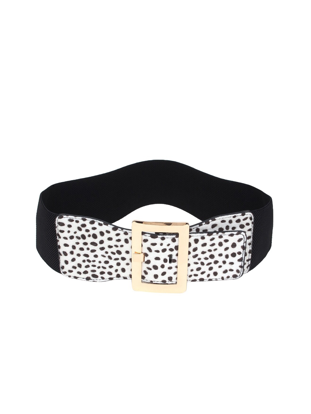 

Mali Fionna Women Black Printed Wide Belt