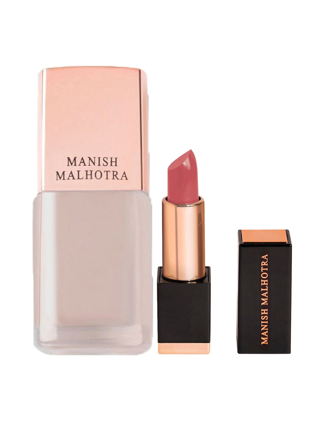 

MyGlamm Pink Manish Malhotra Hi-Shine Lipsticks & Nail Polish Combo
