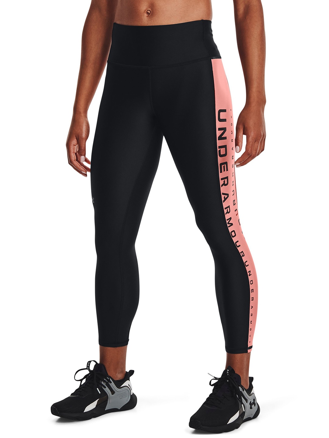 

UNDER ARMOUR Women Black N Ankle Leg Tights