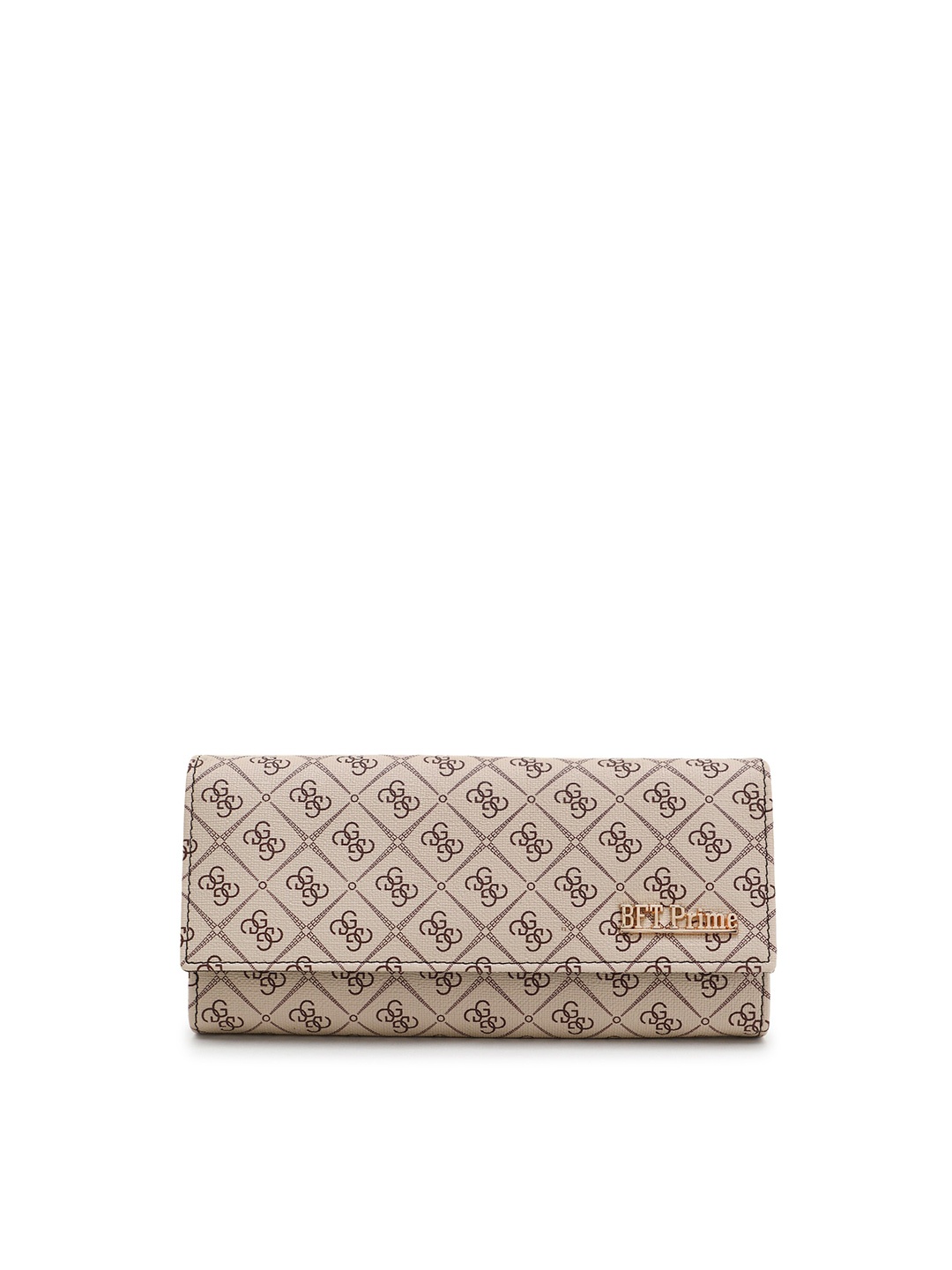 

WOMEN MARKS Tan Brown Printed Purse Clutch