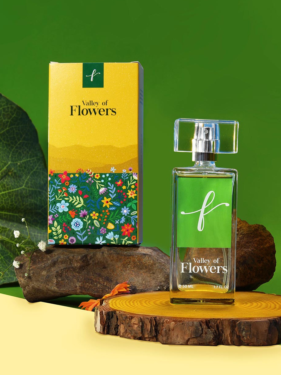 

A Fragrance Story Valley of Flowers Eau de Parfum 50ml, Yellow