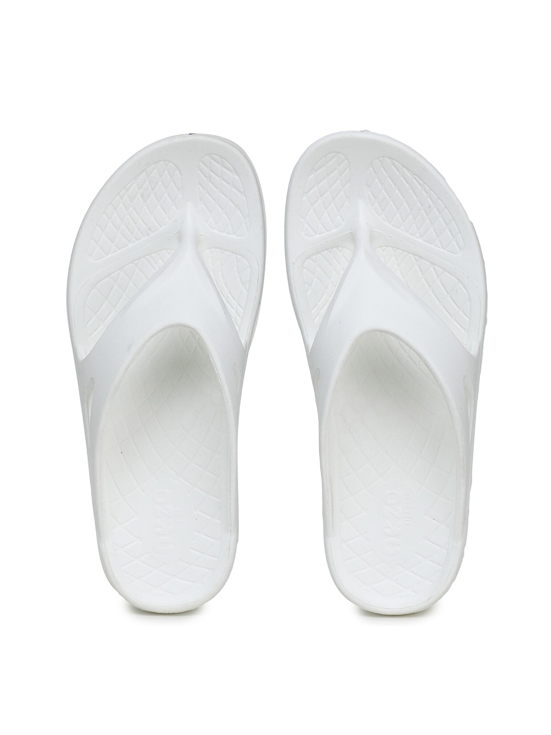 

ABROS Women Off White Rubber Room Slippers