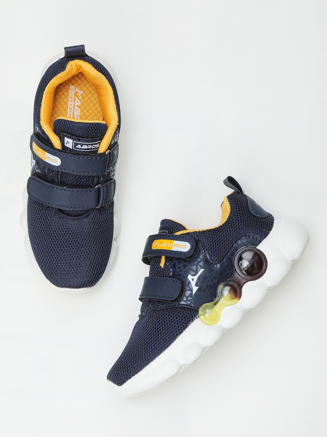 

ABROS Kids Deluxe Running Sports Shoes, Navy blue