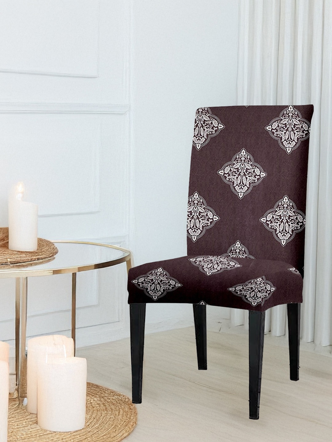 

Cortina Brown & White Printed Chair Cover
