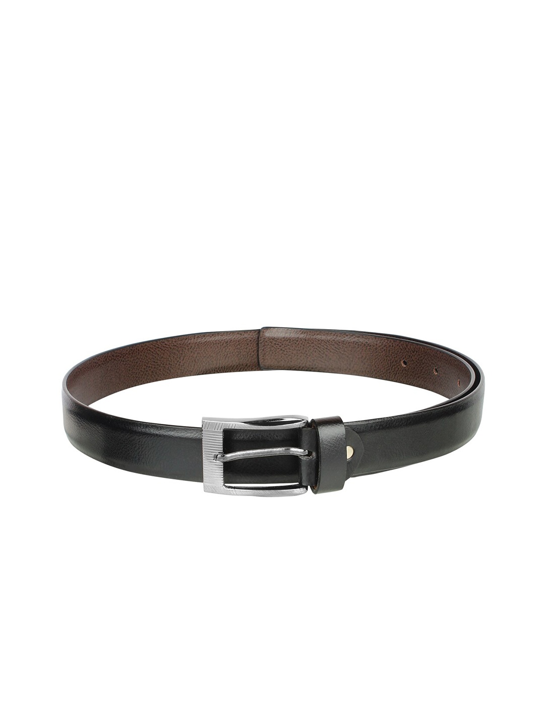 

Swiss Design Men Black Leather Belt