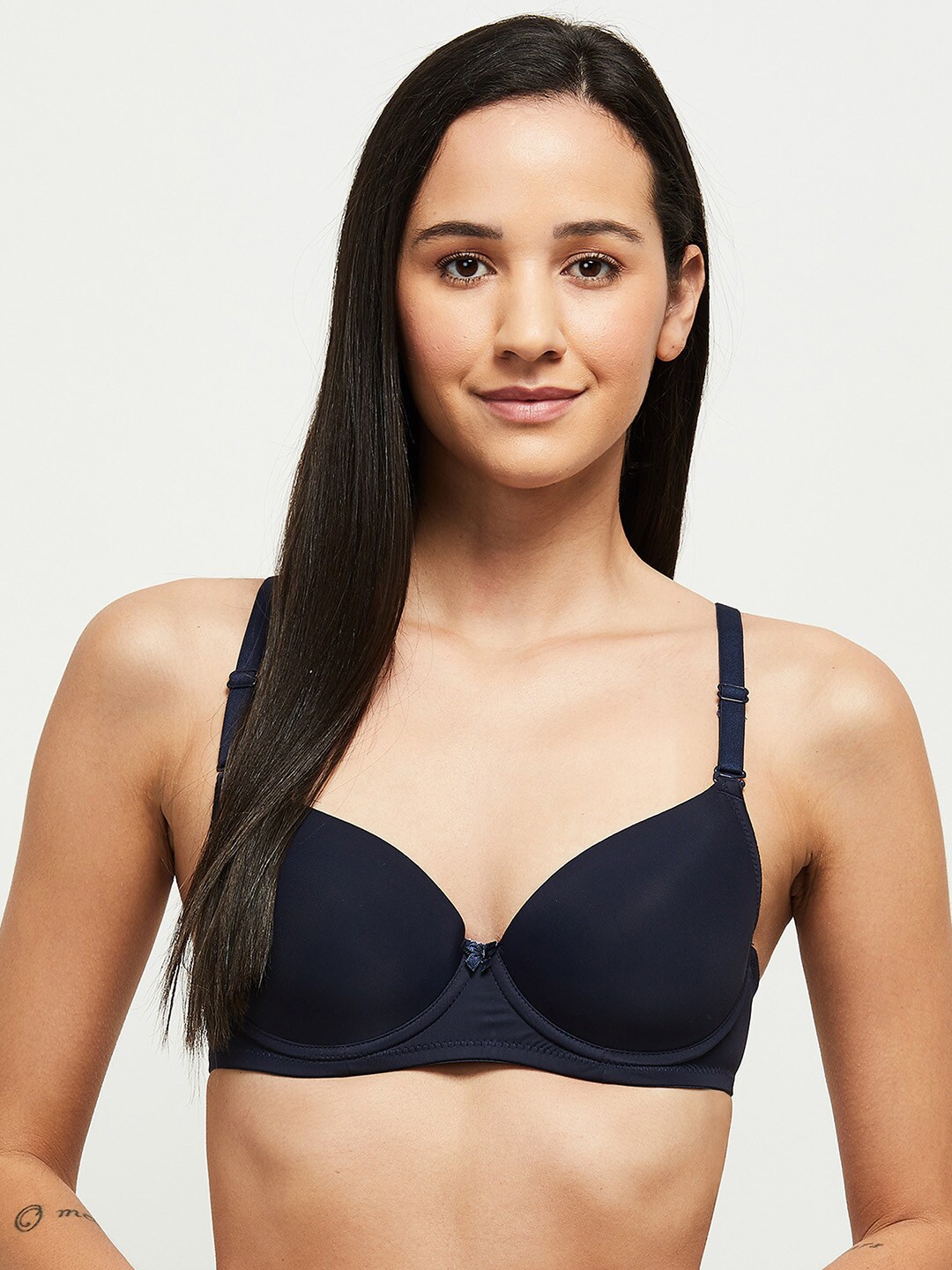 

max Navy Blue Everyday Bra Lightly Padded