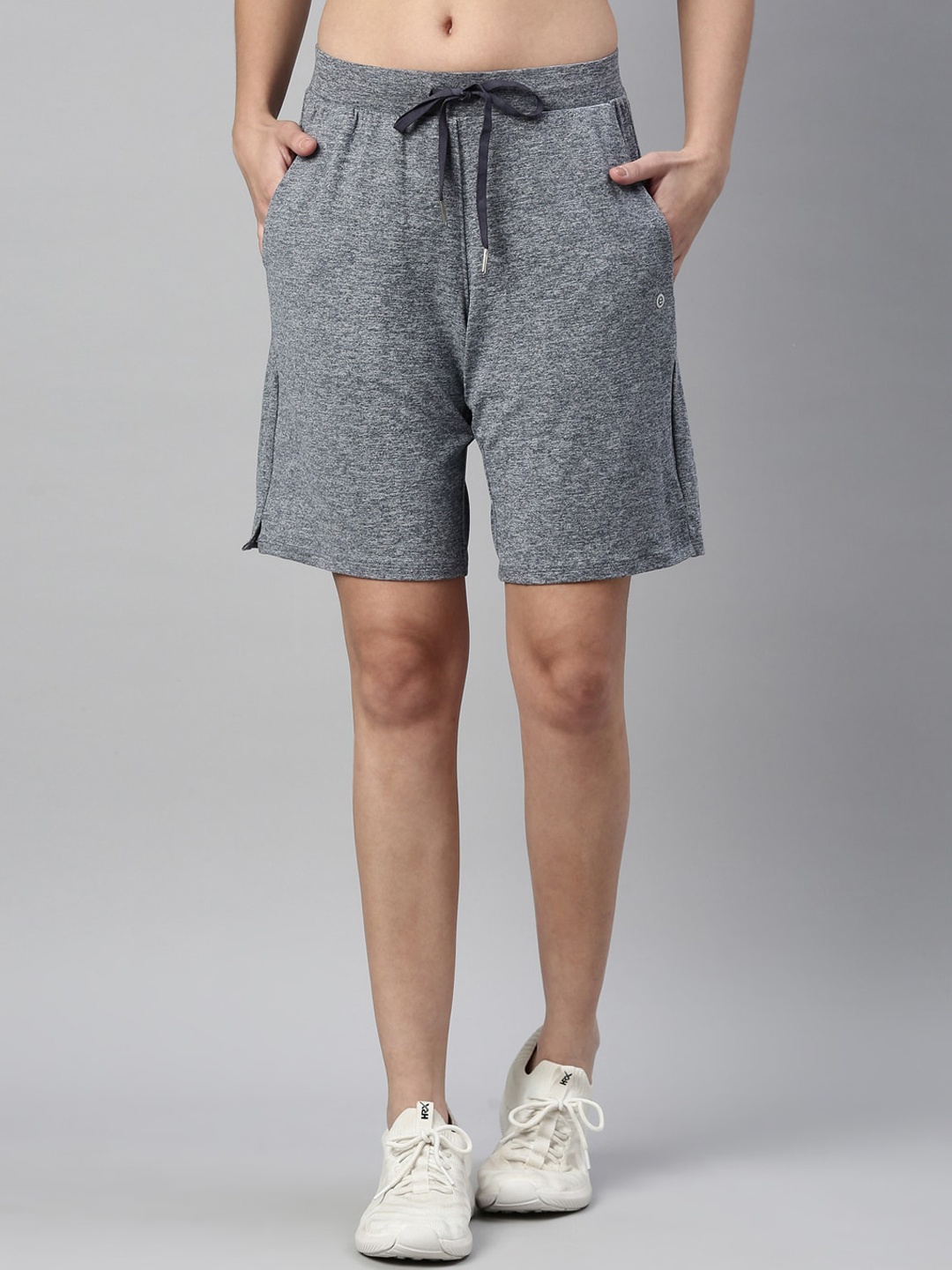 

Enamor Women Navy Blue Loose Fit Outdoor Sports Shorts