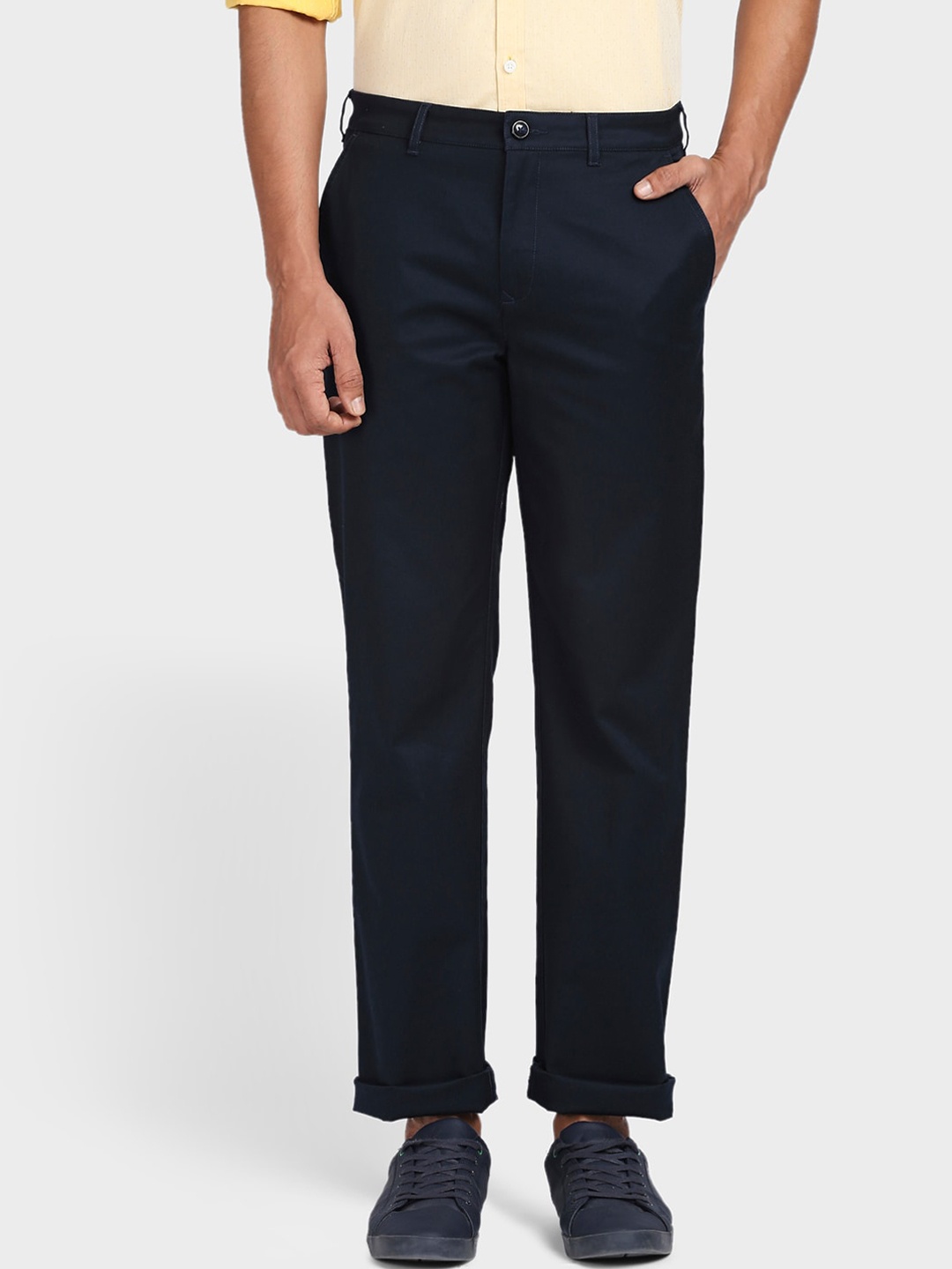 

ColorPlus Men Blue Trousers