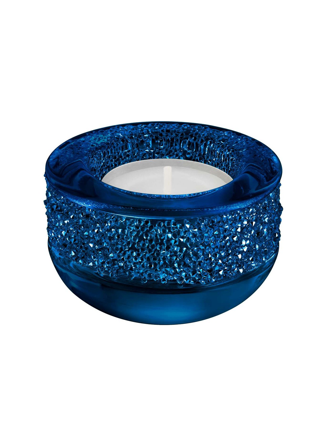

SWAROVSKI Navy Blue Shimmery Tea Light Candle Holder
