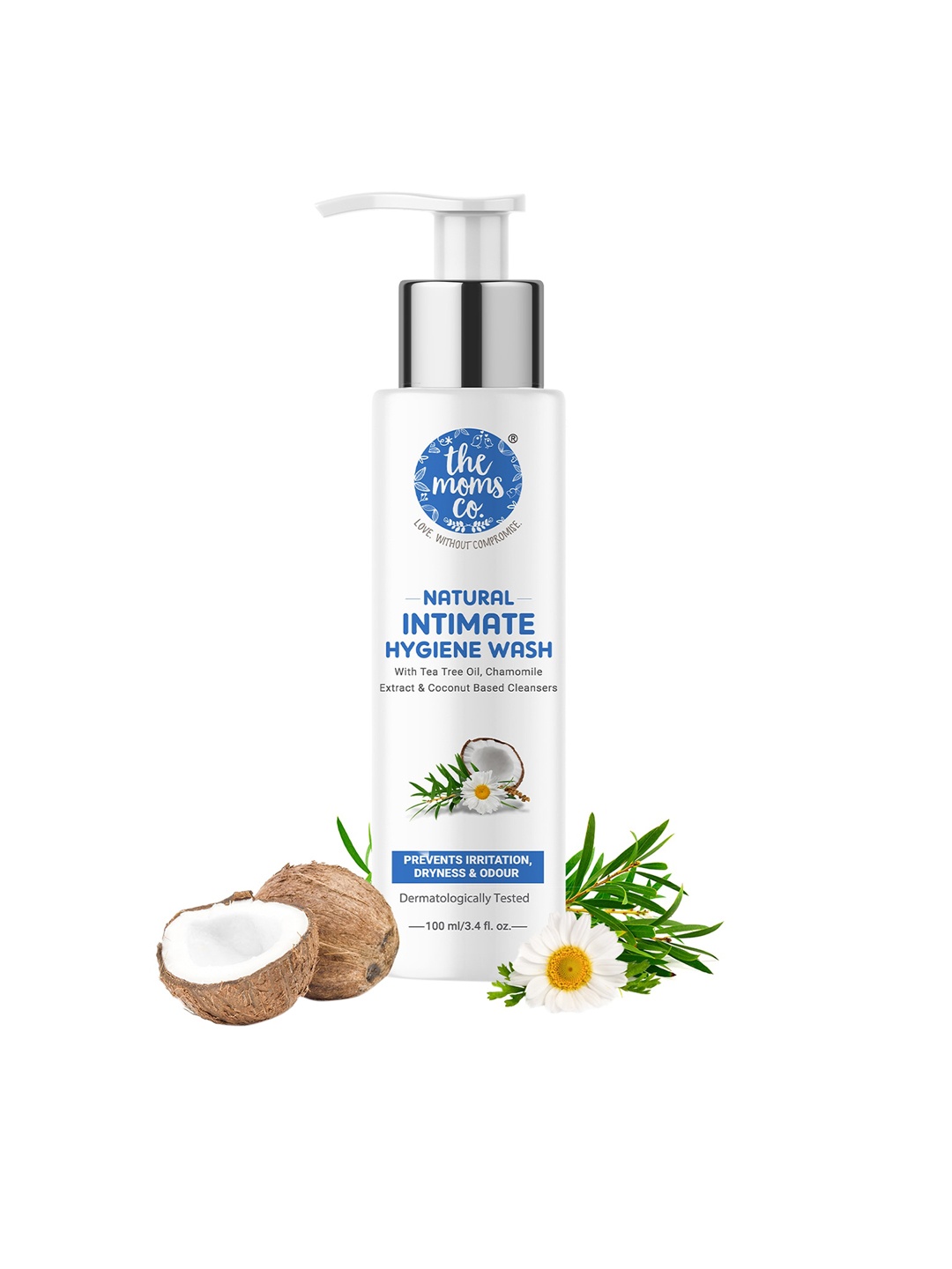 

The Moms Co. Natural Intimate Hygiene Wash with Tea Tree Oil - 100 ml, White