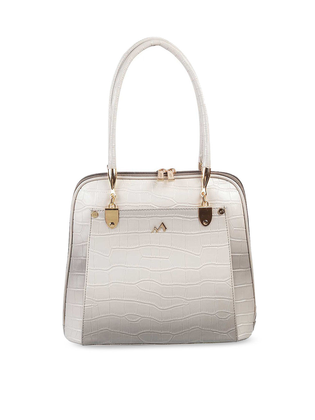 

Metro Beige Textured Shopper Handheld Bag