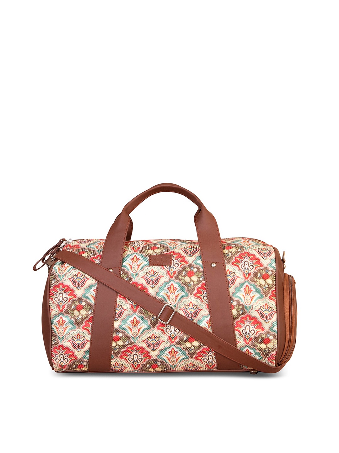 

ZOUK Women Multicoloured Mughal Art Duffel Bag, Multi