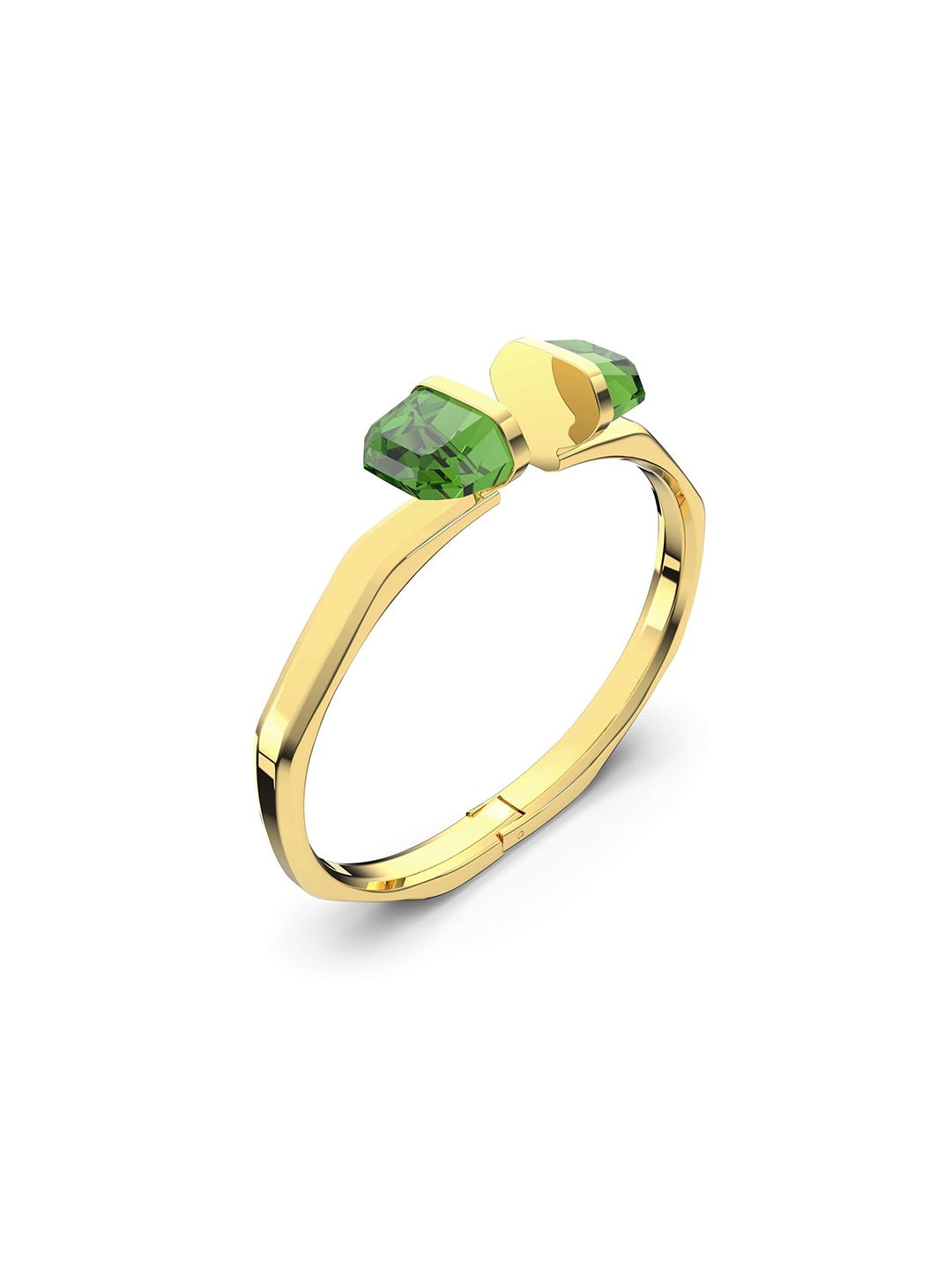 

SWAROVSKI Green & Gold-tone plated Lucent Bangle