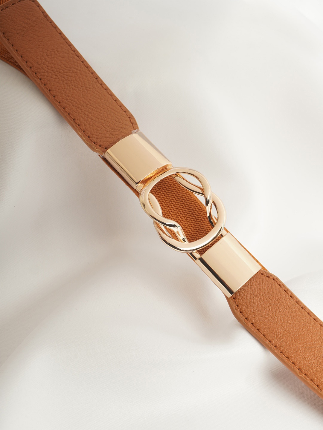 

Ferosh Women Brown Solid Synthetic Belt