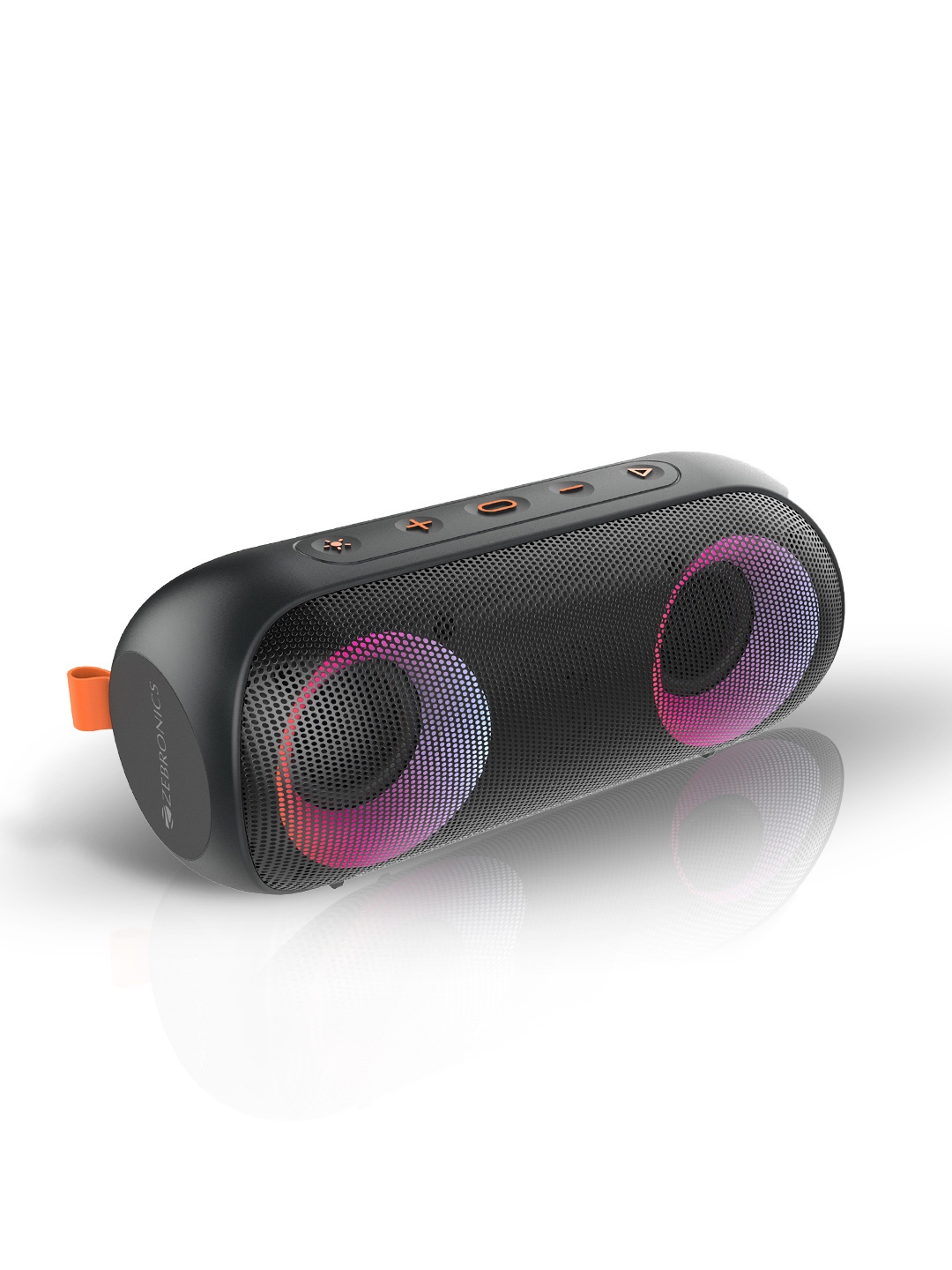 

ZEBRONICS Zeb-Music Bomb X Wireless 20W Portable Speaker with IPX7 Waterproof - Black