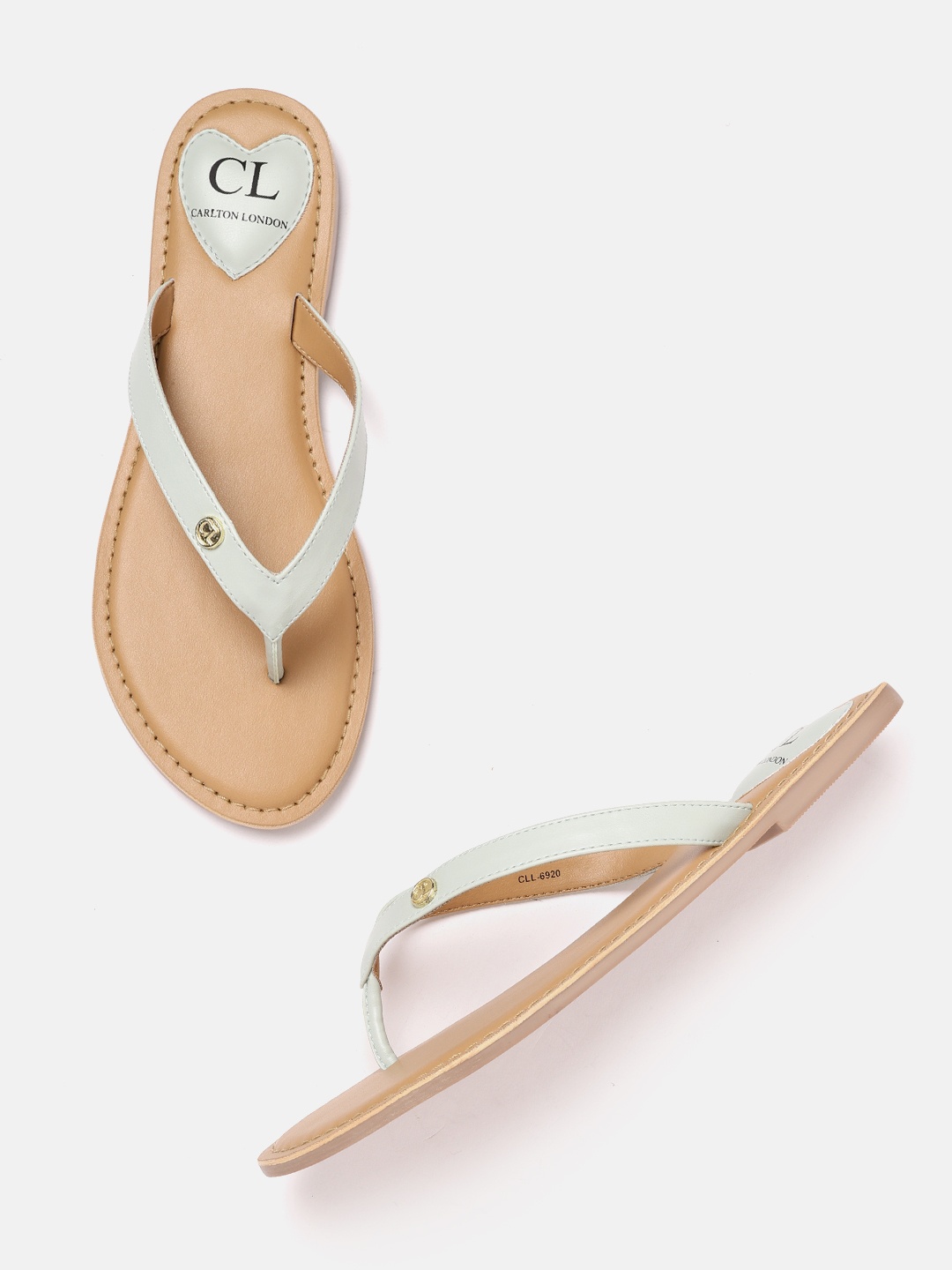 

Carlton London Women Sage Green Open Toe Flats