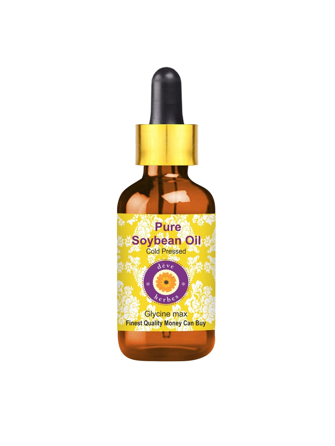 

Deve Herbes Pure Sunflower Cold Pressed Oil with Glass Dropper - 30ml, Yellow