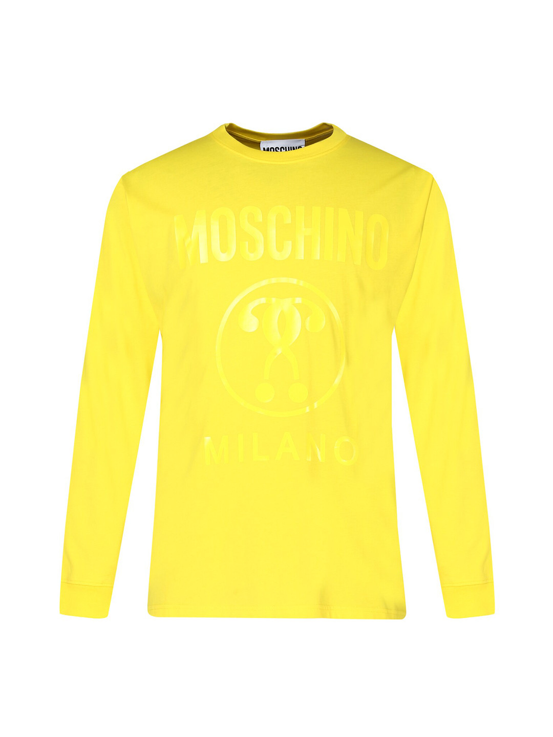 

MOSCHINO COUTURE Men Yellow Printed Sweatshirt