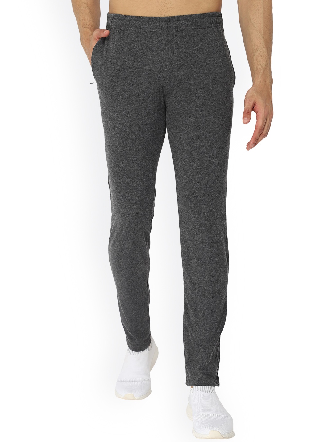 

DYCA Men Grey Solid Cotton Track Pants