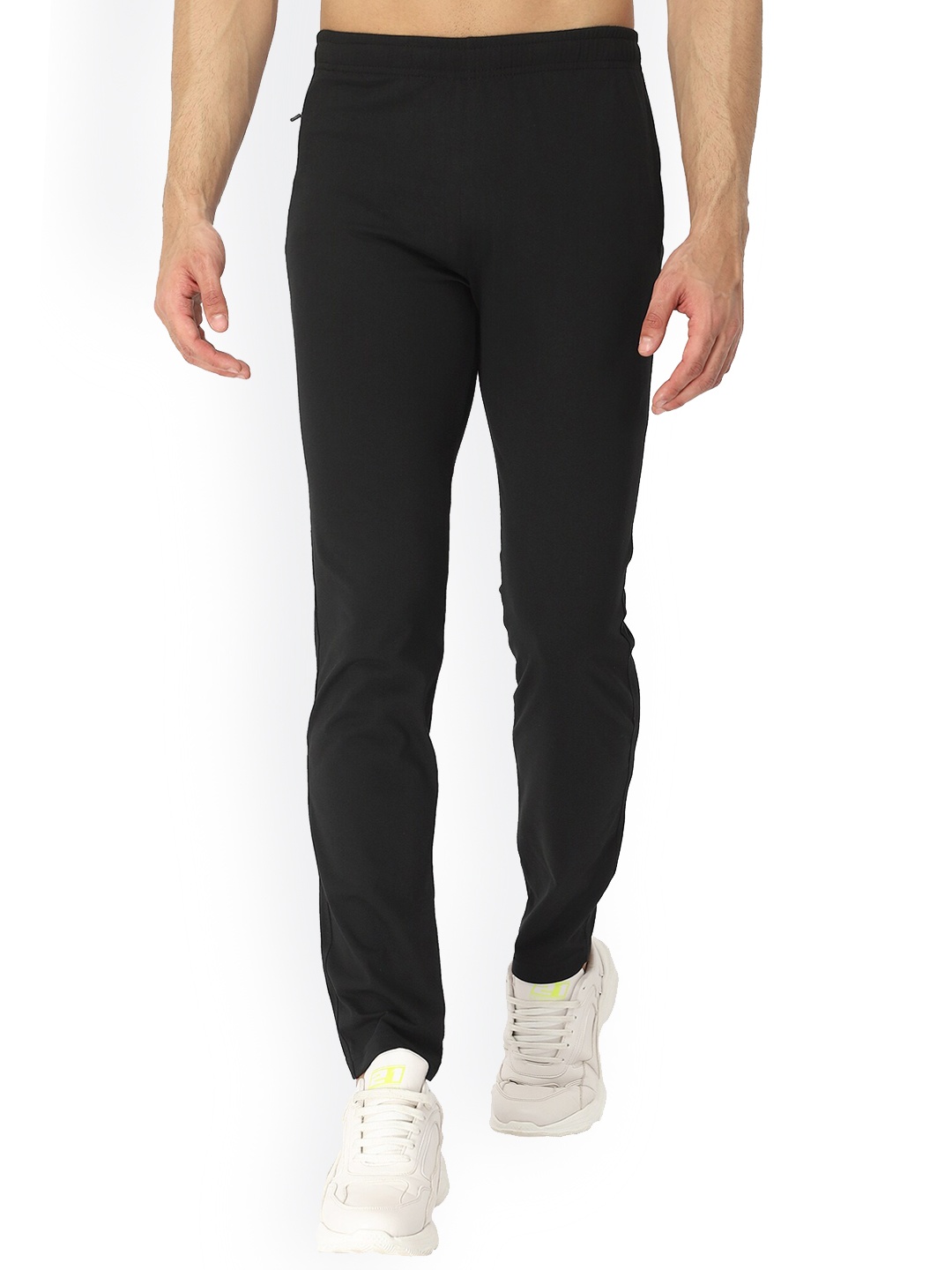 

DYCA Men Black Solid Cotton Track Pants