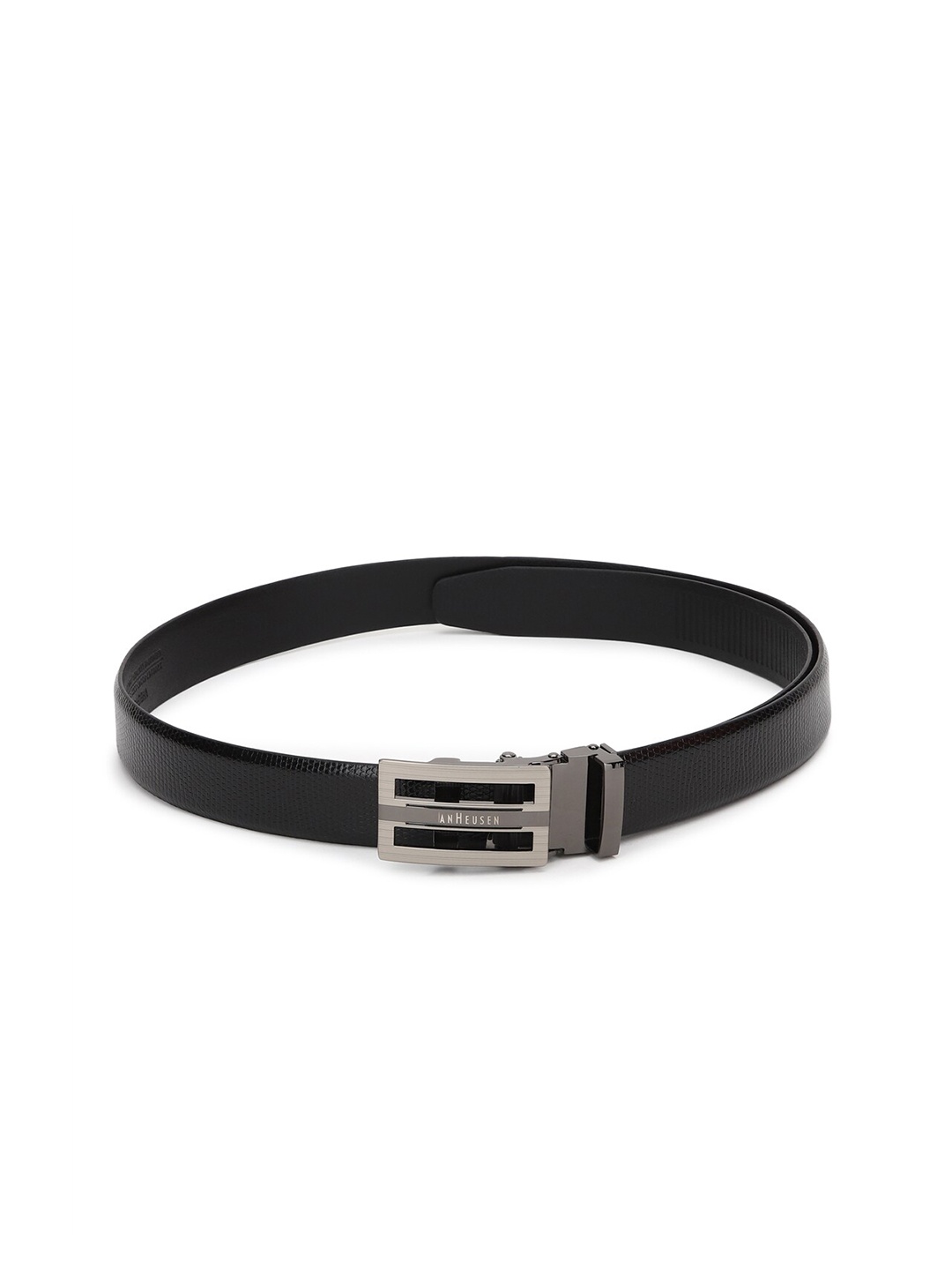 

Van Heusen Men Black Textured Leather Formal Belt