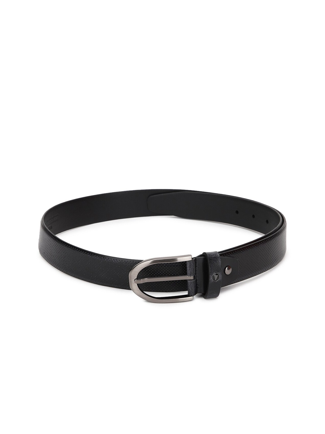 

Van Heusen Men Black Textured Belt