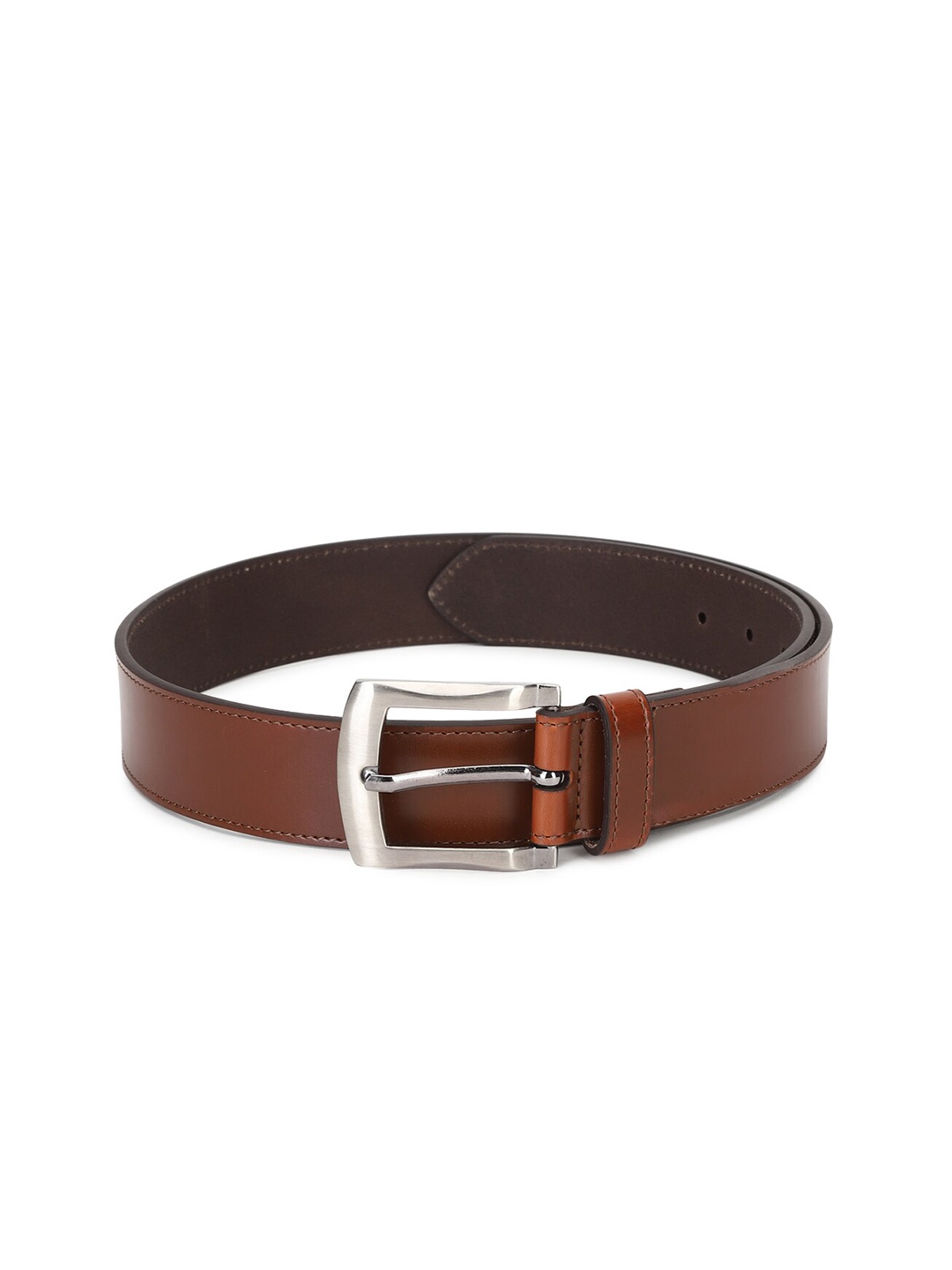 

Peter England Men Brown PU Formal Belt