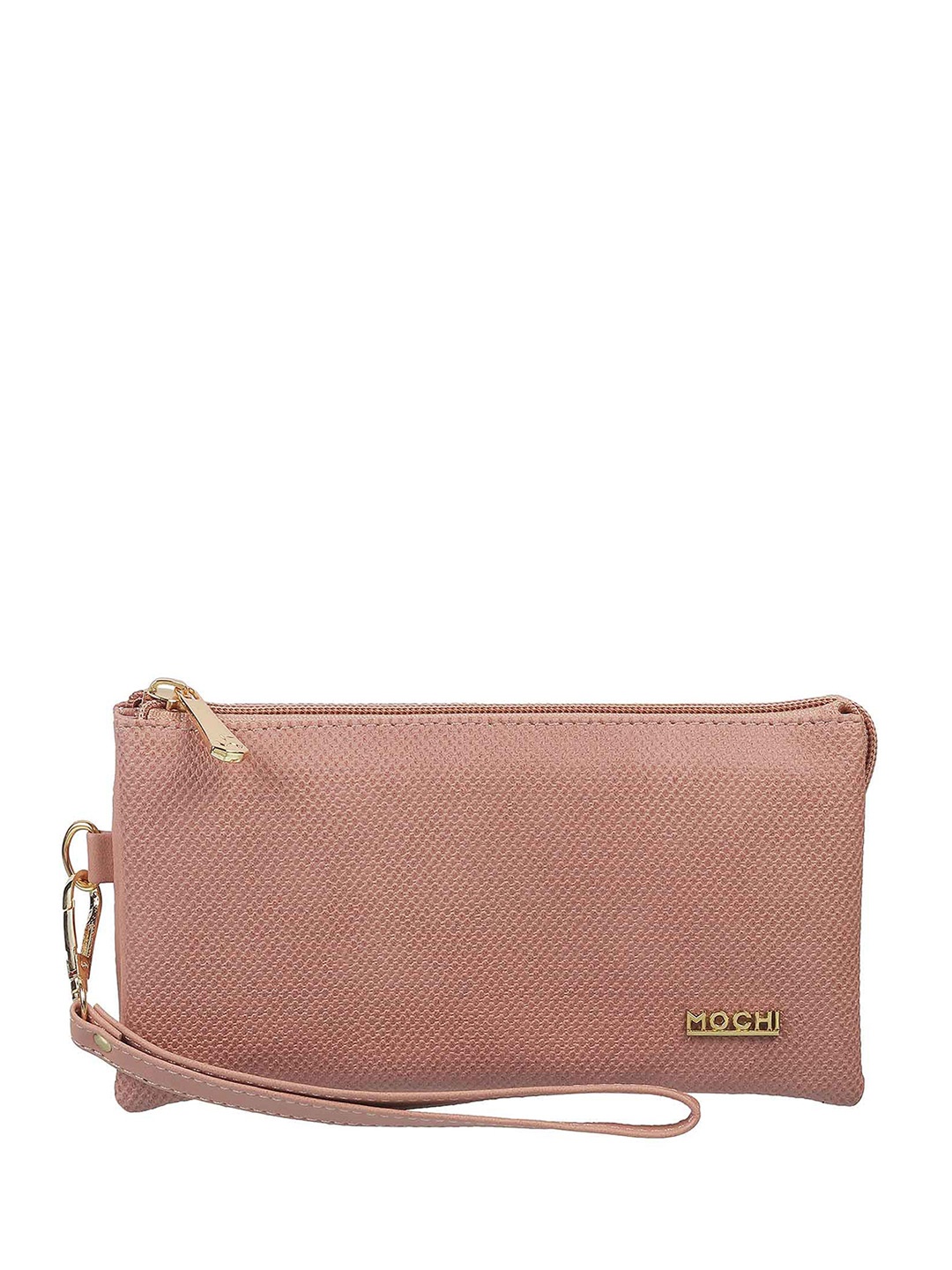 

Mochi Peach-Coloured Purse Clutch