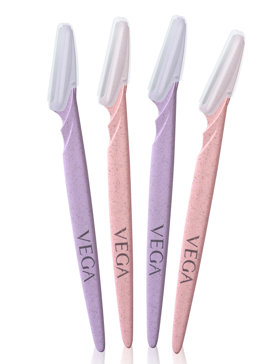 

VEGA Set of 4 Smooth Eyebrow Shaper & Face Razors - ESS-04 Pink & Blue