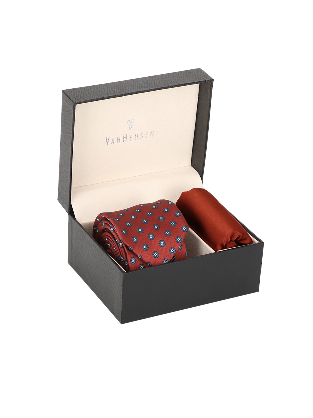 

Van Heusen Men Brown & Blue Accessory Gift Set