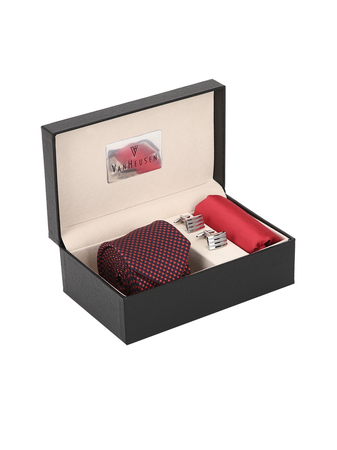 

Van Heusen Men Maroon Accessory Gift Set